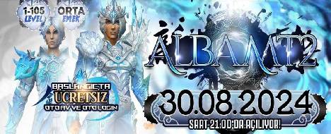 AlbaMt2 30 Ağusto CUMA GÜNÜ 21:00'da AÇILIYOR - Metin2 PvP Server Banner | Official-Like | Max Lv 105