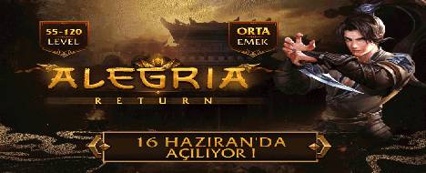 Alegria2 | New Server Return 16.06.2023 - Metin2 PvP Server Banner | Newschool | Max Lv 120