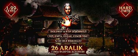 Antika2 26 ARALIK CUMA SİZLERLE - Metin2 PvP Server Banner | Oldschool | Max Lv 99