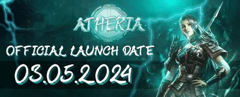 Atheria | International | Newschool | lvl 200 - Metin2 PvP Server Banner | Newschool | Max Lv 200