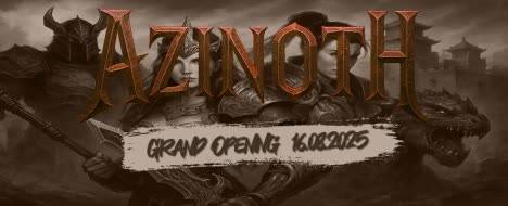 Azinoth - Chapter 1 - MAX LV 120 - Metin2 PvP Server Banner | Newschool | Max Lv 120