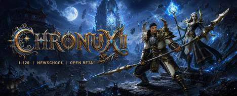 Chronux2 - 1-120 | Newschool | Join Open Beta - Metin2 PvP Server Banner | Newschool | Max Lv 120