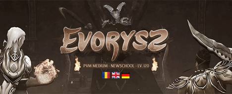 EVORYS2 - Conquest of the Fallen Lands - Metin2 PvP Server Banner | Newschool | Max Lv 120