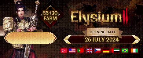 Elysium2 55-120 - International - Official - Metin2 PvP Server Banner | Official-Like | Max Lv 120