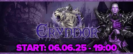 🔥 ERYNDOR.CC- NEJLEPŠÍ EASY/MEDIUM SERVER 🔥 - Metin2 PvP Server Banner | Newschool | Max Lv 175