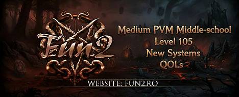 Fun2 - Metin2 PvP Server Banner | Middleschool | Max Lv 105