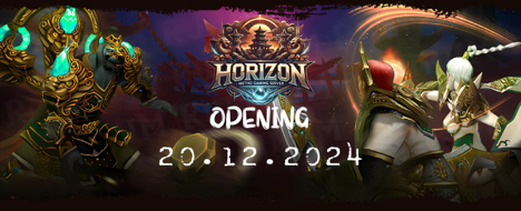 HORIZON - 20.12.2024 - Lv Champion - PVM - Metin2 PvP Server Banner | Official-Like | Max Lv 120