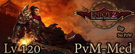 Enjoy2.online New PVM-Med gameplay - Metin2 PvP Server Banner | Official-Like | Max Lv 120