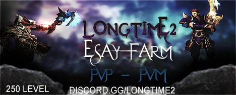 LONGTIME2 Pvm pvp 250 level - Metin2 PvP Server Banner | Official-Like | Max Lv 120
