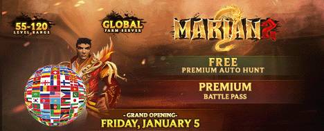 Marian2 Argos | Event Server | 05.01.2024 - Metin2 PvP Server Banner | Official-Like | Max Lv 120
