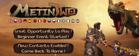 MetinTwo - Feel The Real Metin Experience ! - Metin2 PvP Server Banner | Official-Like | Max Lv 110