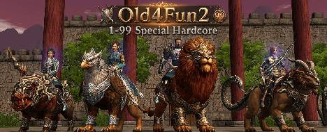 🌟 OLD4FUN2 | 1-99 Hardcore PvM 🌟 - Metin2 PvP Server Banner | Oldschool | Max Lv 99