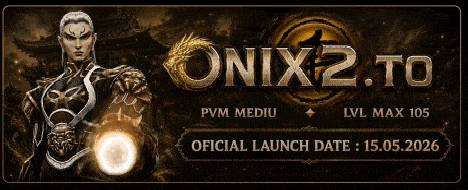 Onix2 • Best PvM - Metin2 PvP Server Banner | Middleschool | Max Lv 105