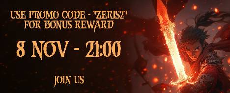 Zeris2 - 08.11.2024 - Metin2 PvP Server Banner | Official-Like | Max Lv 105