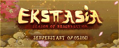 [S2] Ekstasia - Season of Resurrection - Metin2 PvP Server Banner | Middleschool | Max Lv 130