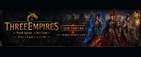 ThreeEmpires Çok Yakında | Emek Server | - Metin2 PvP Server Banner | Oldschool | Max Lv 105