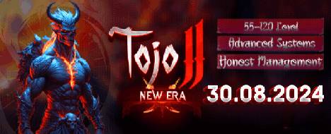 Tojo2 55-120 Pvm&Pvp Server - Metin2 PvP Server Banner | Newschool | Max Lv 120