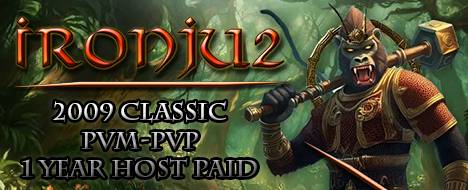 Ironju 2 Classic PVM-PVP 2009 - Metin2 PvP Server Banner | Oldschool | Max Lv 125